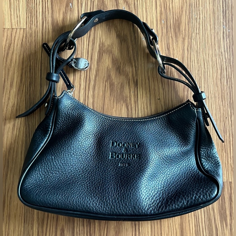 Vintage Dooney & Bourke Black Leather Purse